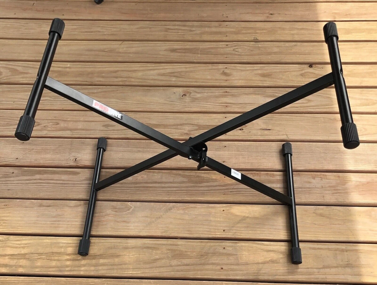 Proline PL100 X Braced Keyboard Stand Black Adjustable Height Sturdy 35 lbs Load