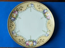 Antique RS Tillowitz Silesia Hand Painted Cabinet Plate Germany