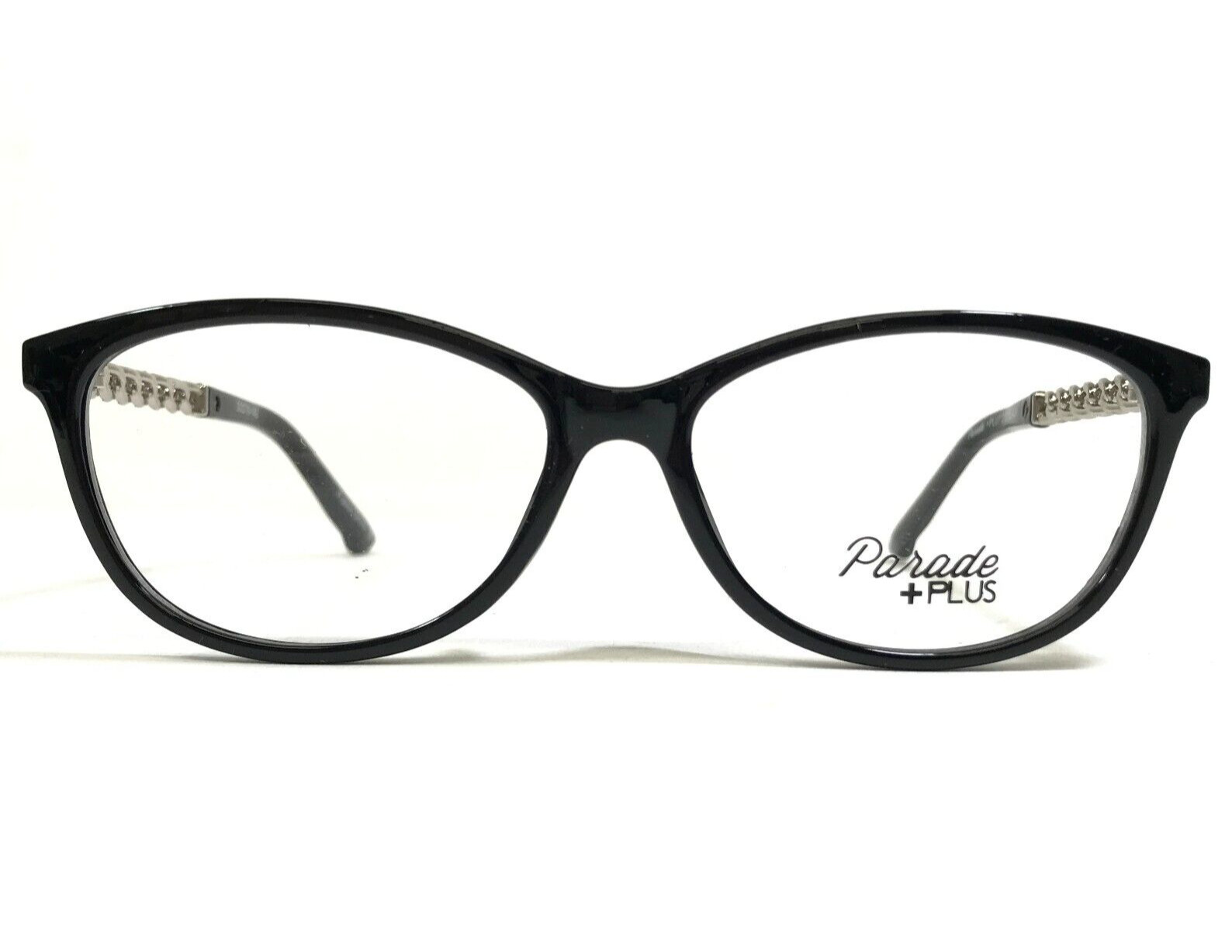 Оправа для очков Parade 2120 ЧЕРНАЯ серебристая Cat Eye с полной оправой 53-15-142 10590₽