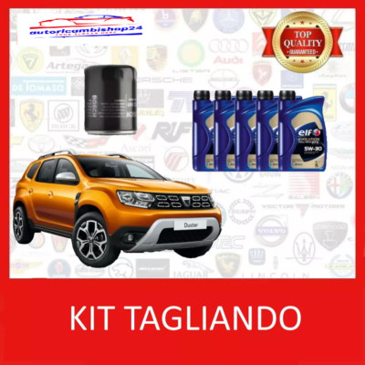 OIL FILTER CUTTING KIT + 5 LT OIL ELF 5W30 DACIA DUSTER SANDERO 1.5 DCI 