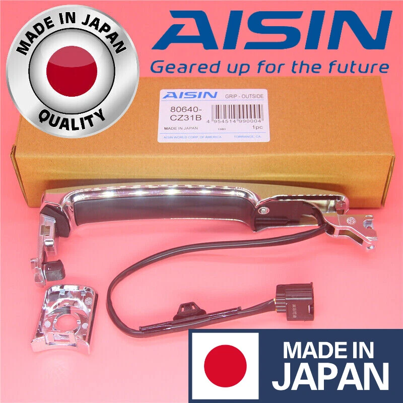 Manija de puerta del conductor delantera izquierda cromada AISIN para Nissan Rogue Smart Entry 2010-13 Foto 2 de 4