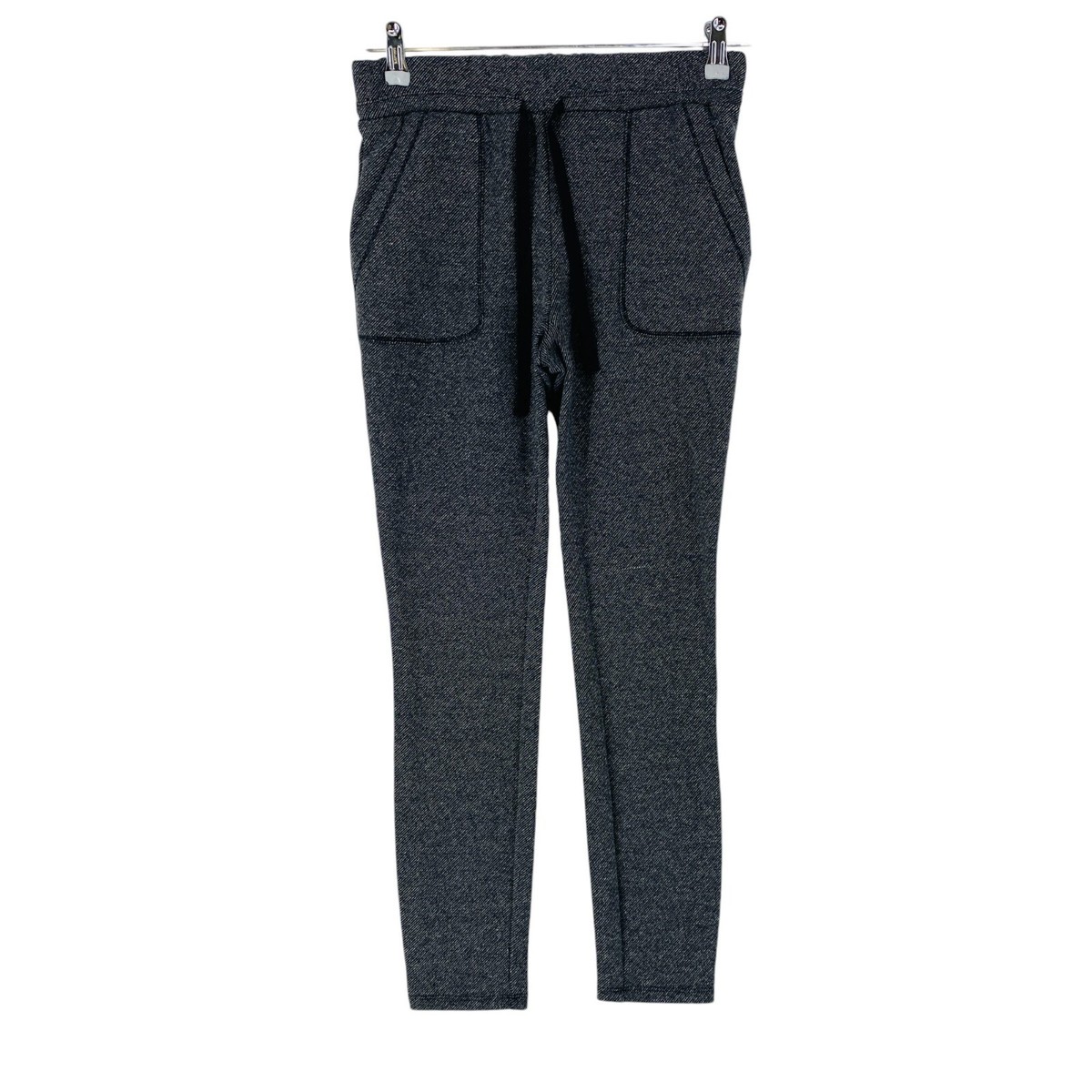 Promod Checked Jogging Trousers PROMOD Women Dark Grey Stretch