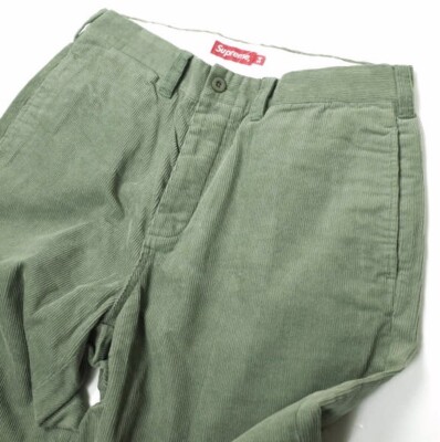 SUPREME 21AW Gonz Corduroy Chino Pant 34 Dusty Green WEEK6 SUPREME 21AW Gonz Corduroy Chino Pant 34 Dusty Green WEEK6