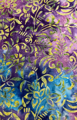 JAVA BATIK - PURPLE 25- BY THE YARD
