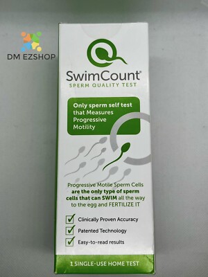 SWIMCOUNT  Sperm Quality Test Kit - At Home Test and Result - Exp 07/2027 FS