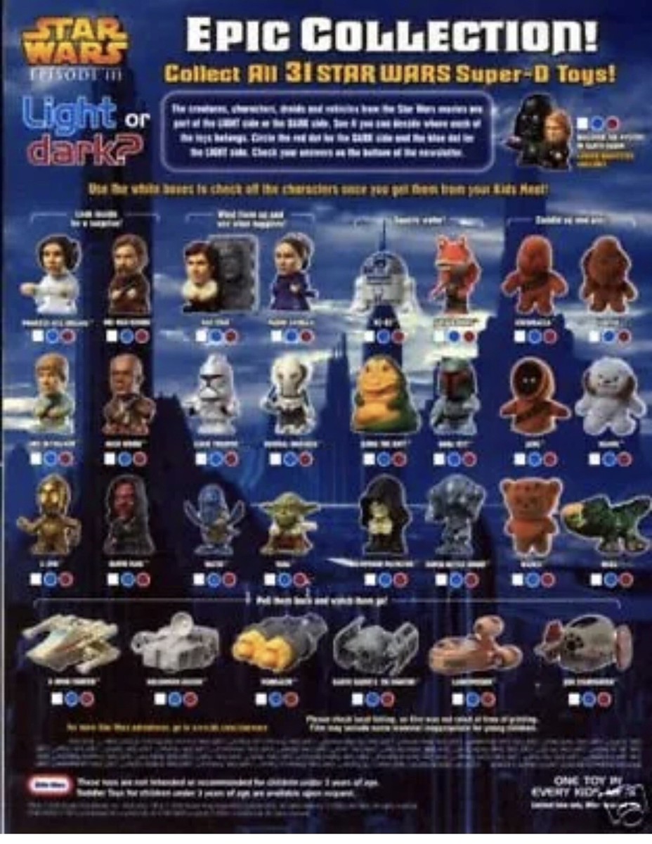 Star Wars Episode III Revenge Of The Sith Burger King Toy Star Wars Episode III Revenge Of The Sith Burger King Toy