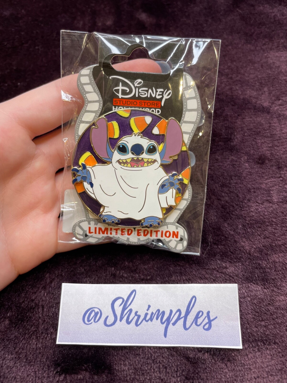 DISNEY PIN DSSH DSF Halloween CANDY CORN LE 400 STITCH Ghost Costume Boo NEW