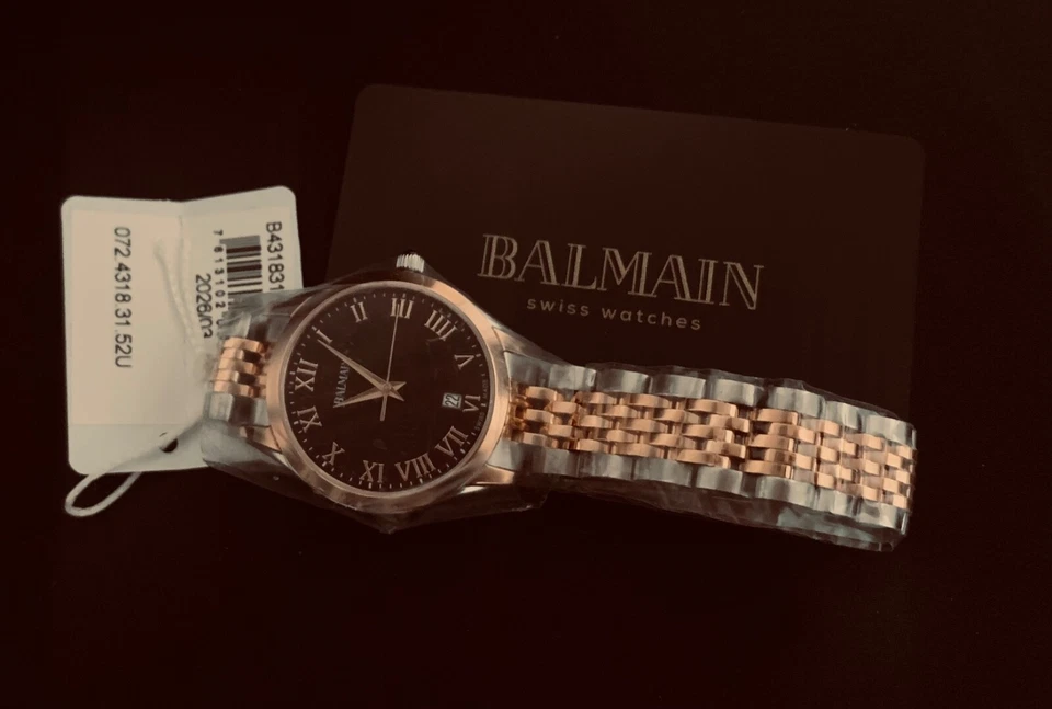 RELOJ BALMAIN B4318.31.52 CLÁSICO R ESFERA MARRÓN ORO ROSA DAMAS 34 MM NUEVO SELLADO Foto 2 de 4