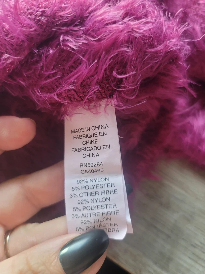 Suéter de pestañas suave acogedor cálido manga larga para niñas talla XL 14  Foto 3 de 4