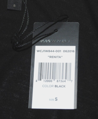 画廊 BCBG MAXAZRIA RENITA Women's Black Tunic Tank SIZE SMALL New With