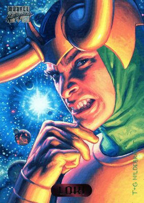 Marvel Masterpieces einzelne Sammelkarten  