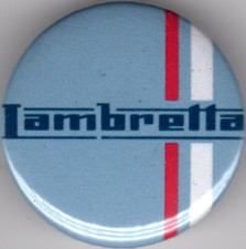 LAMBRETTA Pin Button Badge 25mm - DL Li SX TV GP VEGA SCOOTER INNOCENTI LCS LCGB