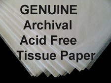20pk JUMBO 24x36 ACID FREE Tissue Paper UNBuffered FREE SHIP Archival Storage