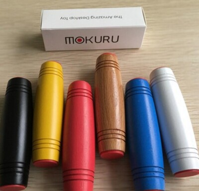 MOKURU FIDGET ROLLER ROLL OVER STRESS TOY FLIP WOODEN HIGH QUALITY