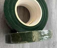 Florist Stem Tape 1.3cm Wide 27m Long Dark Green Bouquet Corsages Price Per Roll