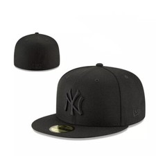 New York MLB Yankees Era Black Basic Cap 59FIFTY Team Snapback 5950 Hat