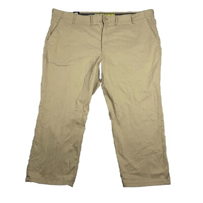 NWT Lee Performance Men's Straight Fit Extreme Comfort Beige Pants 50x28