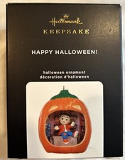2020 Hallmark Keepsake Ornament 8th Happy Halloween Pumpkin Series Frankenstein