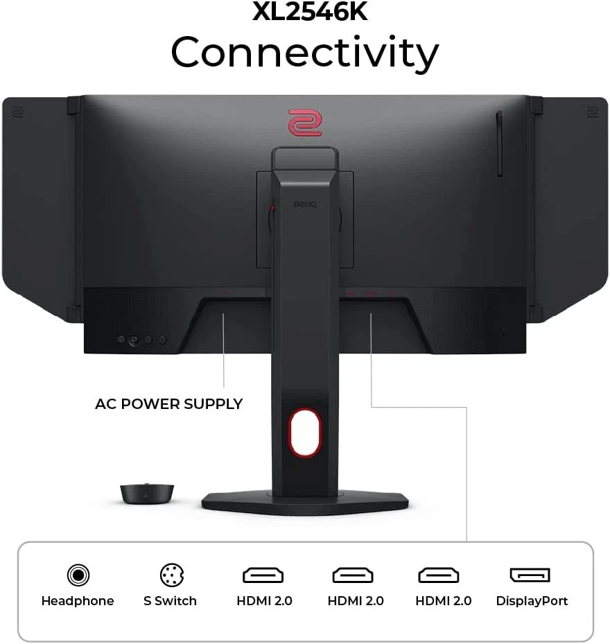 Zowie Benq XL2546K Dyac+ 240hz Gaming Monitor, everything except box