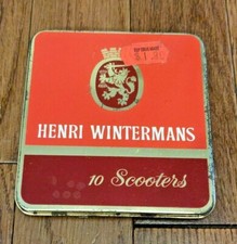 HENRI WINTERMANS Scooters Holland Vintage Cigar Tin Case Original Paper Sleeve