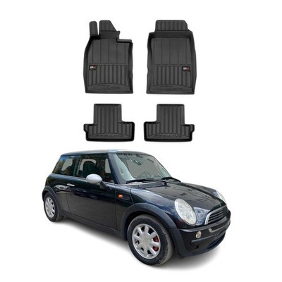OMAC Premium Floor Mats for Mini Cooper One R50 R52 R53 2002-2008 All-Weather 4x