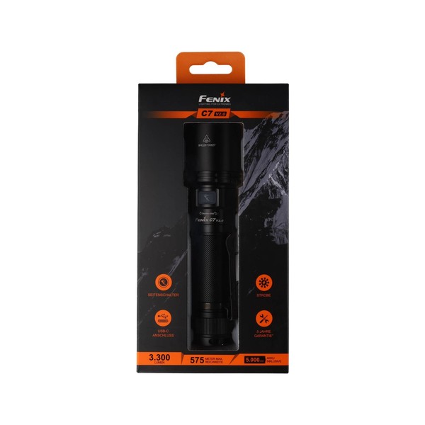 Fenix C7 V2.0 Led Taschenlampe Mit Usb Anschluss-image