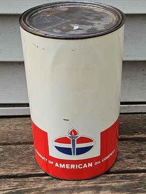 Vintage Amaco 5 pound Grease Can