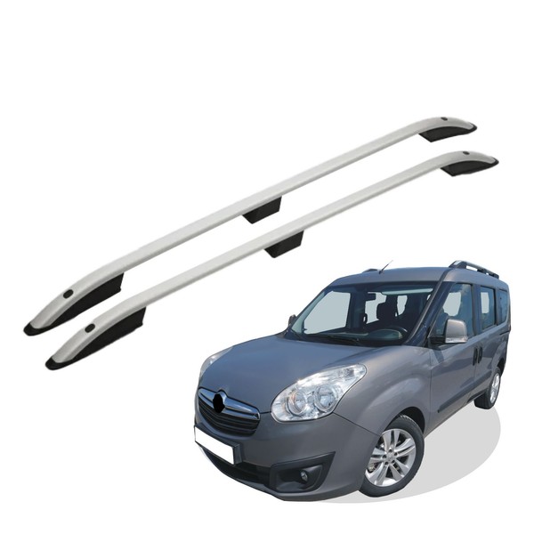 Dachreling Passend FüR Opel Combo L1 Kurz (Swb) Baujahr 2012-2018 (Grau) Mit ABE-image