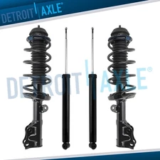 FWD Front Struts w/ Coil Spring Rear Shock Absorbers for 2016 - 2022 Honda HR-V