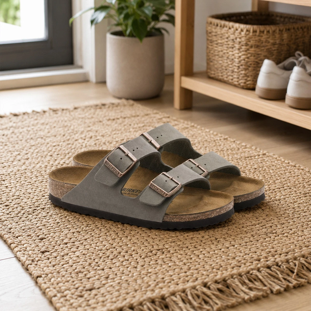 Birkenstock Gray Sandals for Women for sale | eBay