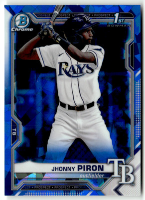 2021 Topps Bowman Chrome MLB No. BCP-239 Jhonny Piron Sapphire Refractor