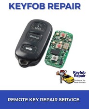 Repair Service for Toyota Lexus LS400 3 Button Remote Key Fob Repair Fix