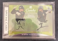 EPOCH 2021 Tetsuto Yamada & Munetaka Murakami Combo Autographed Card (Yakult