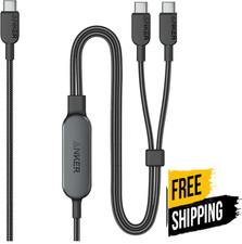 Anker Cable,4FT 2-in-1 USB C to USB C Cable 140W Max,Fast Charging for iPhone 17