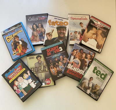 Pre-owned Comedy Movie Lot of 10 Pg-13 & R-Rated *READ DESCRIPTION