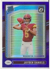2024 Panini Donruss Jayden Daniels Blue Hyper Prizm
