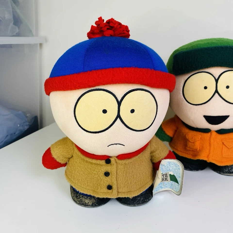 South Park 1998 LARGE Plush Lot Of 4. Stan Kyle Kenny Cartman COMEDY CENTRAL - Image 2 of 4