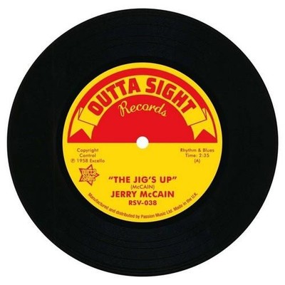 JERRY McCAIN The Jig's Up / Twist 62 - R&B Soul 45 (Outta Sight) 7'' Vinyl Listen