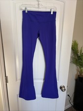 Women s Splits59 Purple Flare Stretch Athletic Leggings Yoga Pants, Size Medium