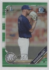 2019 Bowman Chrome Prospects Green Refractor 96/99 Cam Roegner #BCP-238 4pn