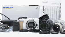  TOP MINT w/BOX OLYMPUS PEN Lite E-PL1 14-42 40-150 camera lens set From JAPAN