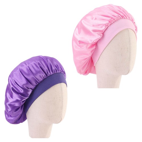2 piezas Cuidado del cabello Niños Gorros para la cabeza Baño Niños Dormir - Imagen 7 de 11