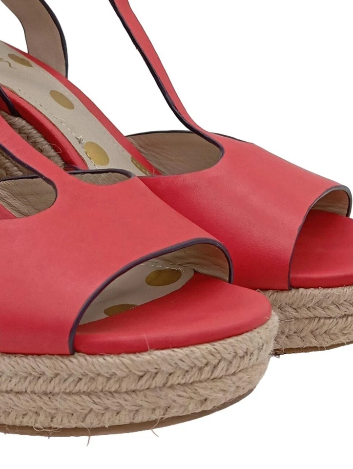 BODEN Sandalias tipo cuña Mujeres Sandalias de tacón Talla EU 39 rojo - Imagen 3 de 4