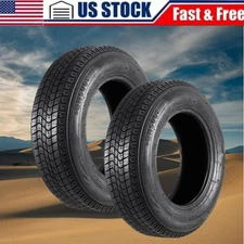 2-pk 175 80 13 Trailer Tires 6Ply Heavy Duty ST175/80D13 175/80/13 Replace Tire