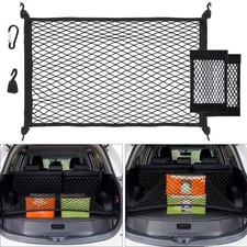 Rete Bagagliaio Auto Organizer Estensibile 140x100cm Portabagagli Multifunzione - Miniatura 1