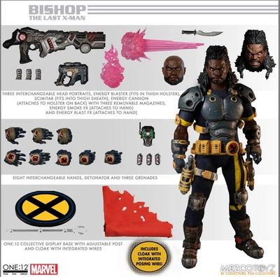 Bishop The Last X-Man Mezco One:12 Collective - Marvel X-Men