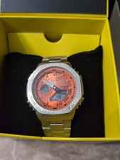 ACTIVA x INVICTA DIGITAL Sport Chronograph Watch 45.5mm Alloy Silver Orange Face