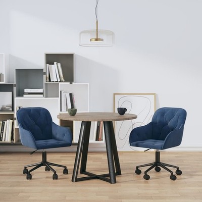 2x Esszimmerstuhl Drehbar Samt Küchenstuhl Stuhl Stühle mehrere Auswahl vidaXL