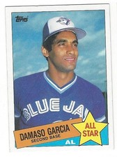DAMASO GARCIA 1985 Topps All Star #702 Toronto Blue Jays NM-MT
