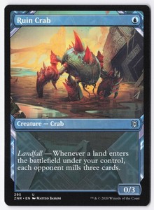 Ruin Crab (Showcase) Zendikar Rising #295 Uncommon